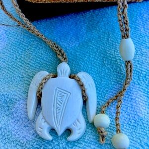 Bali sea turtle necklace